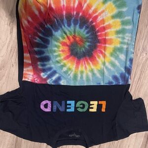 Rainbow Spiral Graphic Tee